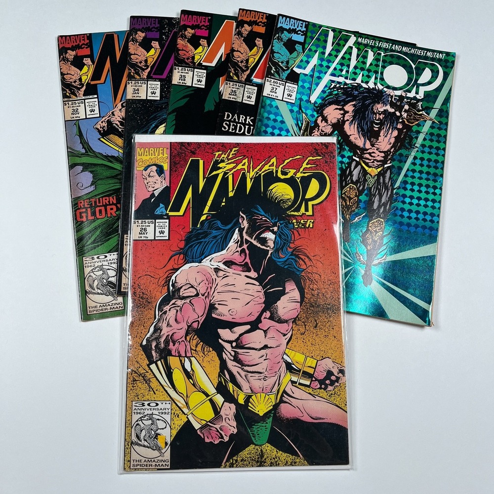 The Savage Namor #26 32 34 35 36 37 Marvel Comics 1992-93 Lot of 6